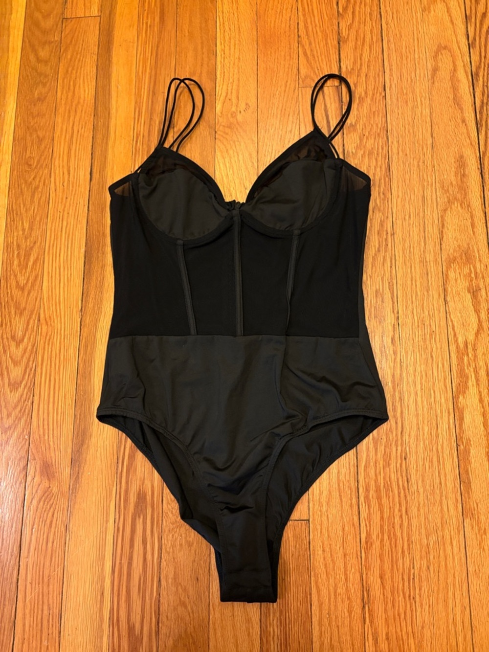 NWT Princess Polly Bamba Black Mesh Corset Bodysuit Size 8 - Picture 2 of 8